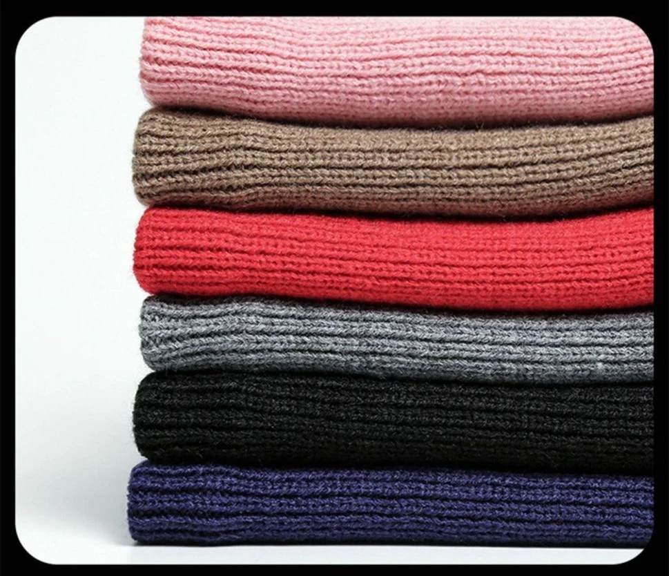 Soft Knitted Neck Warmer Face Cover Collar