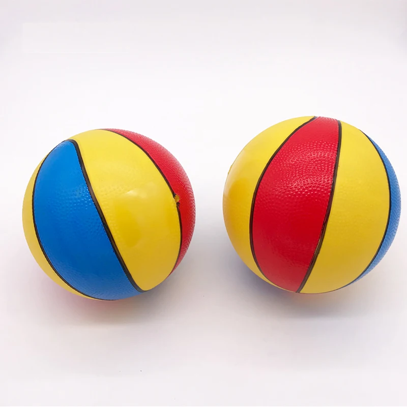 Basketball Children PVC Inflatable Bouncing Ball Colorful Outdoor Fun Toy Water Play Pools Beach Rubber Balls For Kids