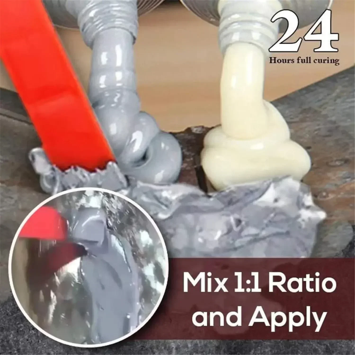 Repair Glue Strong Metal AB Glue Adhesive Agent Easy Melt for Metal Aluminum Rods Stainless Steel Copper Iron Plastic Cold Weld Tools