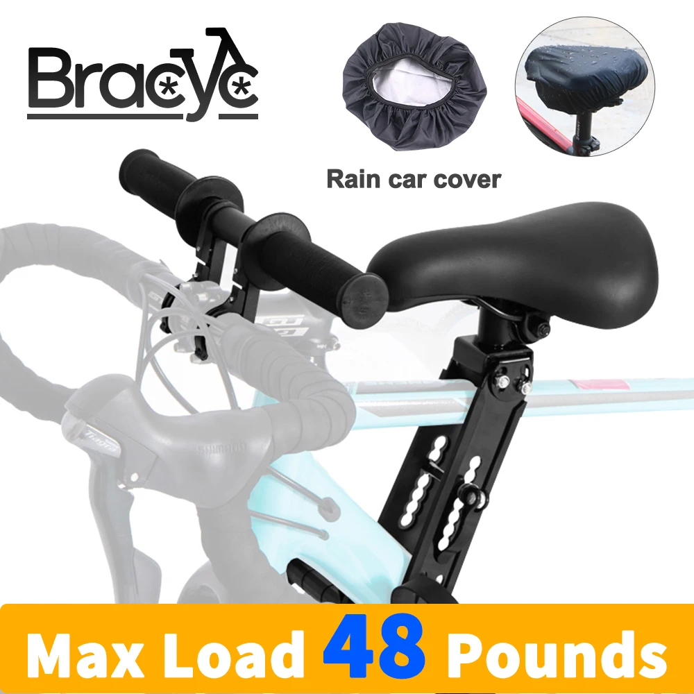 top tube mounted child seat