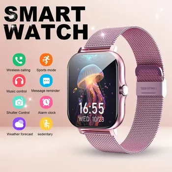 2025New Upgrade Smart Watch per uomo donna Display touch completo da 1,83 pollici Chiamata BT Monitoraggio sportivo SmartWatch per telefono Android e IOS