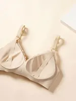 Soutien-gorge d'allaitement ouvert sur le devant, Gel de gelée de maternité, découpe Laser, sous-vêtements sans couture, soutien-gorge d'allaitement Ultra fin pour femmes enceintes 5