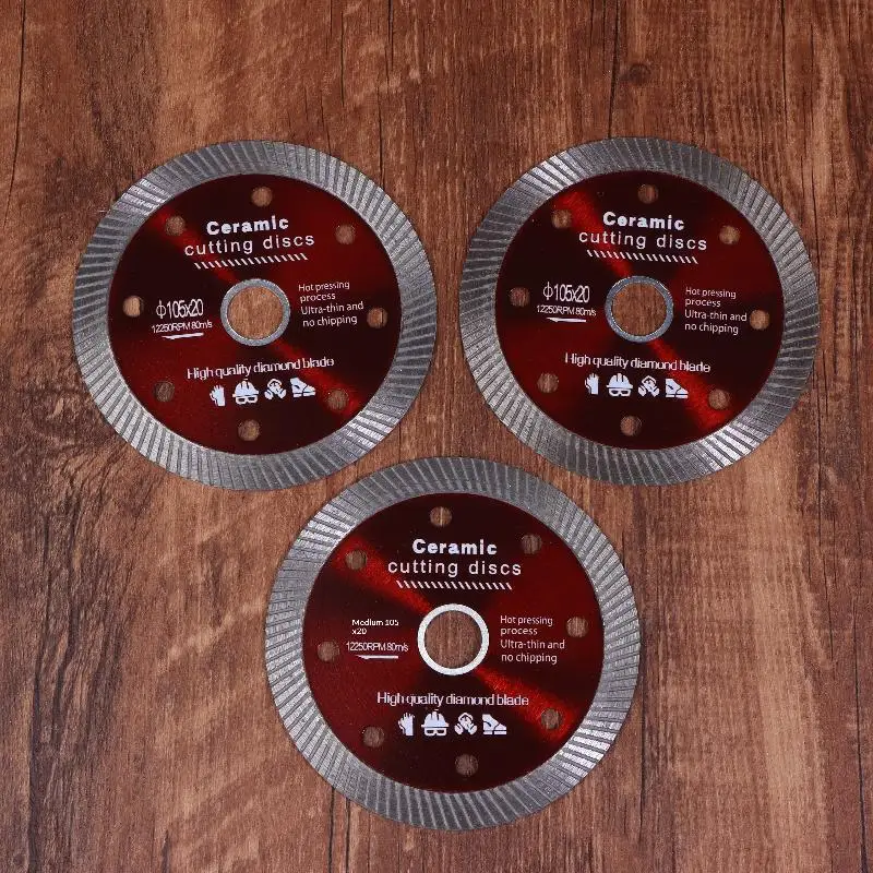 1/3/5Pcs 앵글 그라인더 용 대리석 절단 블레이드 다이아몬드 톱 블레이드 터보 다이아몬드 톱 블레이드 디스크 도자기 타일 세라믹 화강암