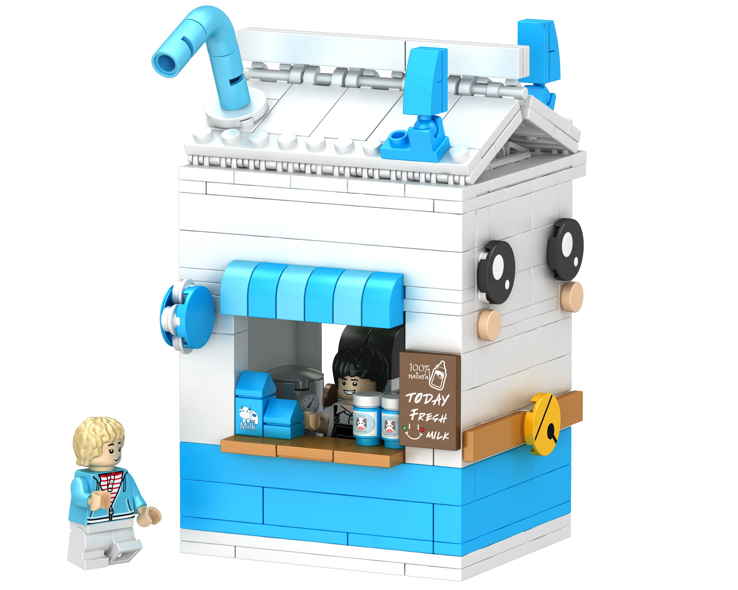 Kouri Gobricks Moc Model Bricks Building Blocks Real Good Shop 2 Cartoon Education Game Diy For Kids Christmas Gifts - Blocks - AliExpress