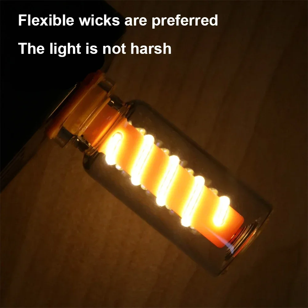 Car USB LED spiral Filament Touch Dimming Bulb 5V Retro LED Bulbs 1W Night Light Camping Incandescent Decorative LED Lighting - 4