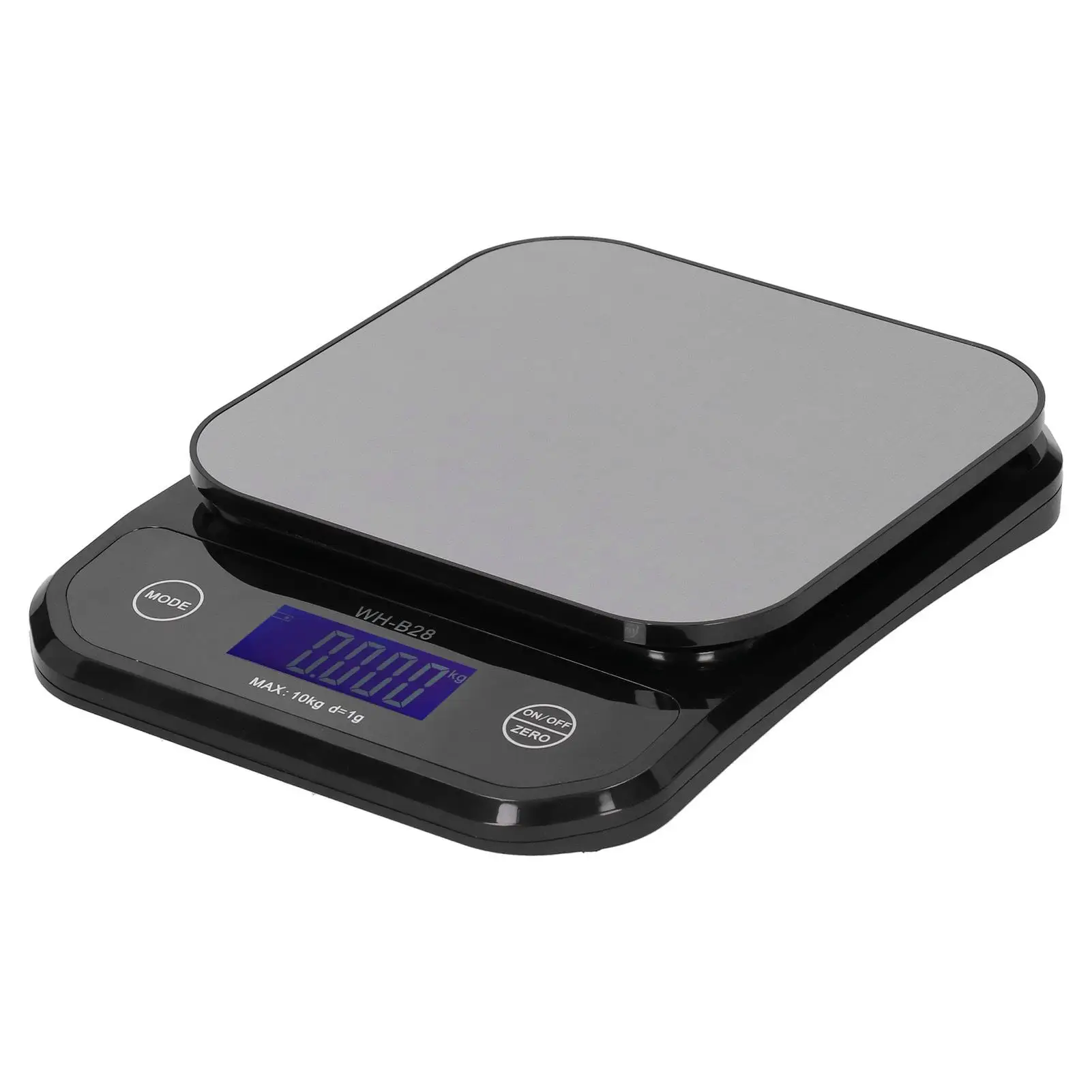 LCD Digital Stainless Steel Electronic Kitchen Scale-WH-B28, 10Kg/1g Multipurpose Weight Measurement