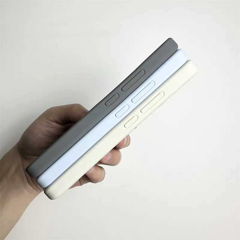 Luxury Shockproof Liquid Silicone Back Case – Soft & Smooth Premium Cover