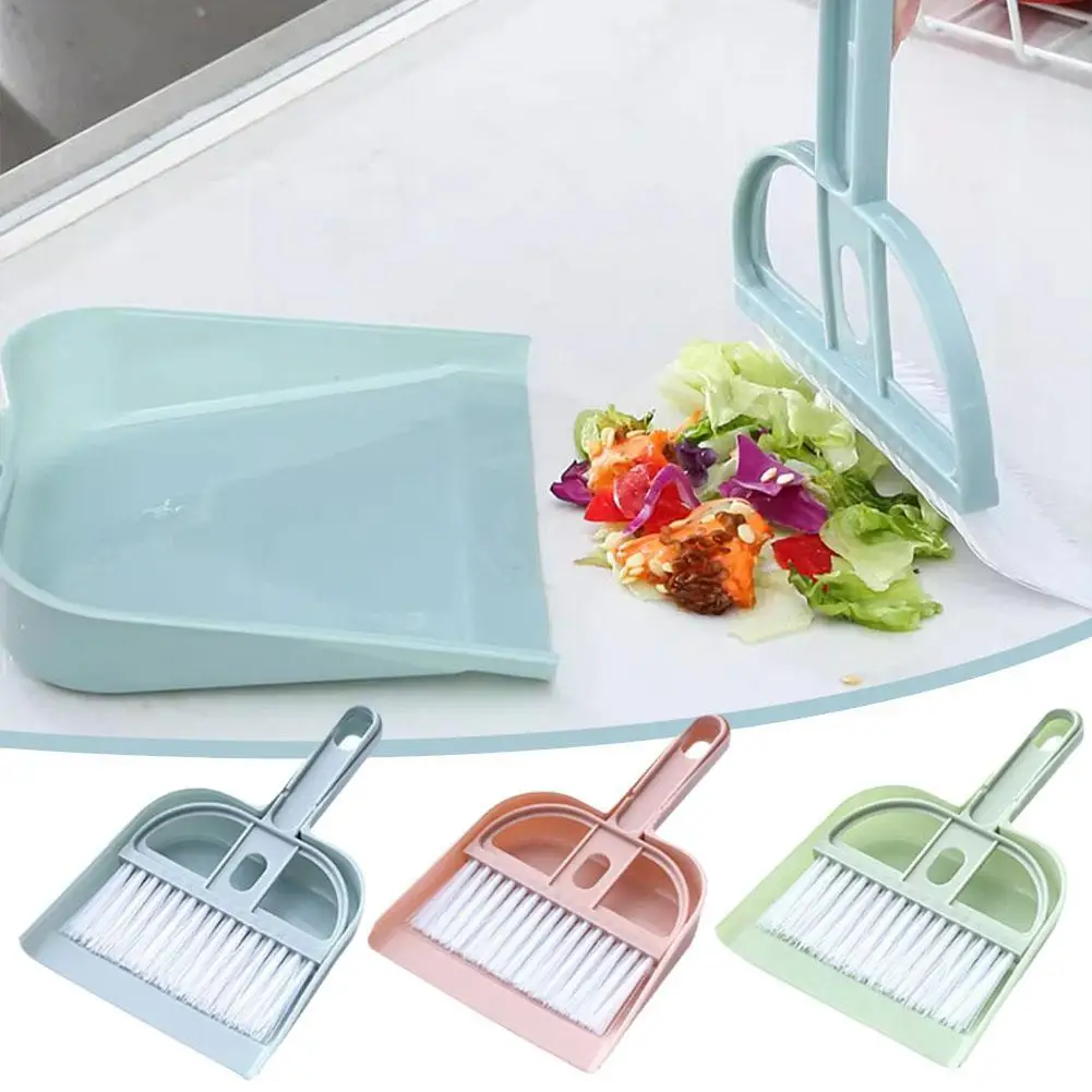 Mini Desktop Cleaning Brush Keyboard Brush Small Broom Dustpan Shovel Set Desktop Cleaning Tool Mini Broom Dustpans Set