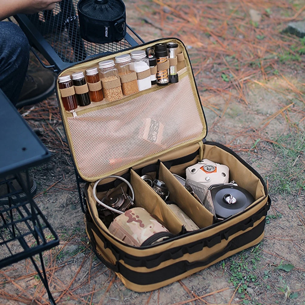 15L Outdoor Cookware Utensils Organizer Camping Gas Tank Storage Bags Portable Waterproof Bags For IGT Stove Picnic