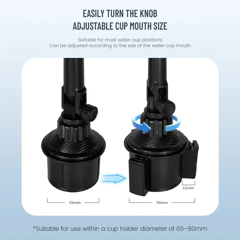 Car Cup Slot Tablet Stand Holder 360 Adjustable Handle Tilt Bar Non-Slip Triangular Base Auto Accessories for Ipad Xiaomi Tab tablet holder tablet stand ipad laptop holder