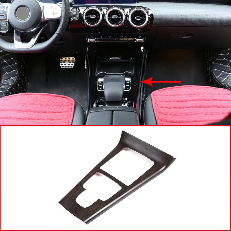 oak-wood-grain-abs-for-mercedes-benz-a-class-w177-2019-car-center-console-protection-frame-trim-accessories