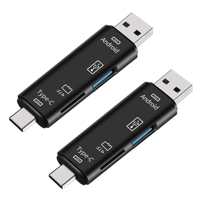 

OTG Устройство для чтения карт Micro SD/USB, 2 шт.