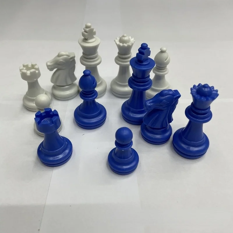 A Set of Plastic PS Material Chess Pieces King 49mm High about 85 Grams Without Chess Board board game,table games,chess pieces