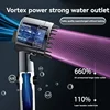 Shower Head High Pressure Filter Water-saving Shower Knobs Holder Hose 4-mode Spray with Massage Brush Bathroom Accessories 6