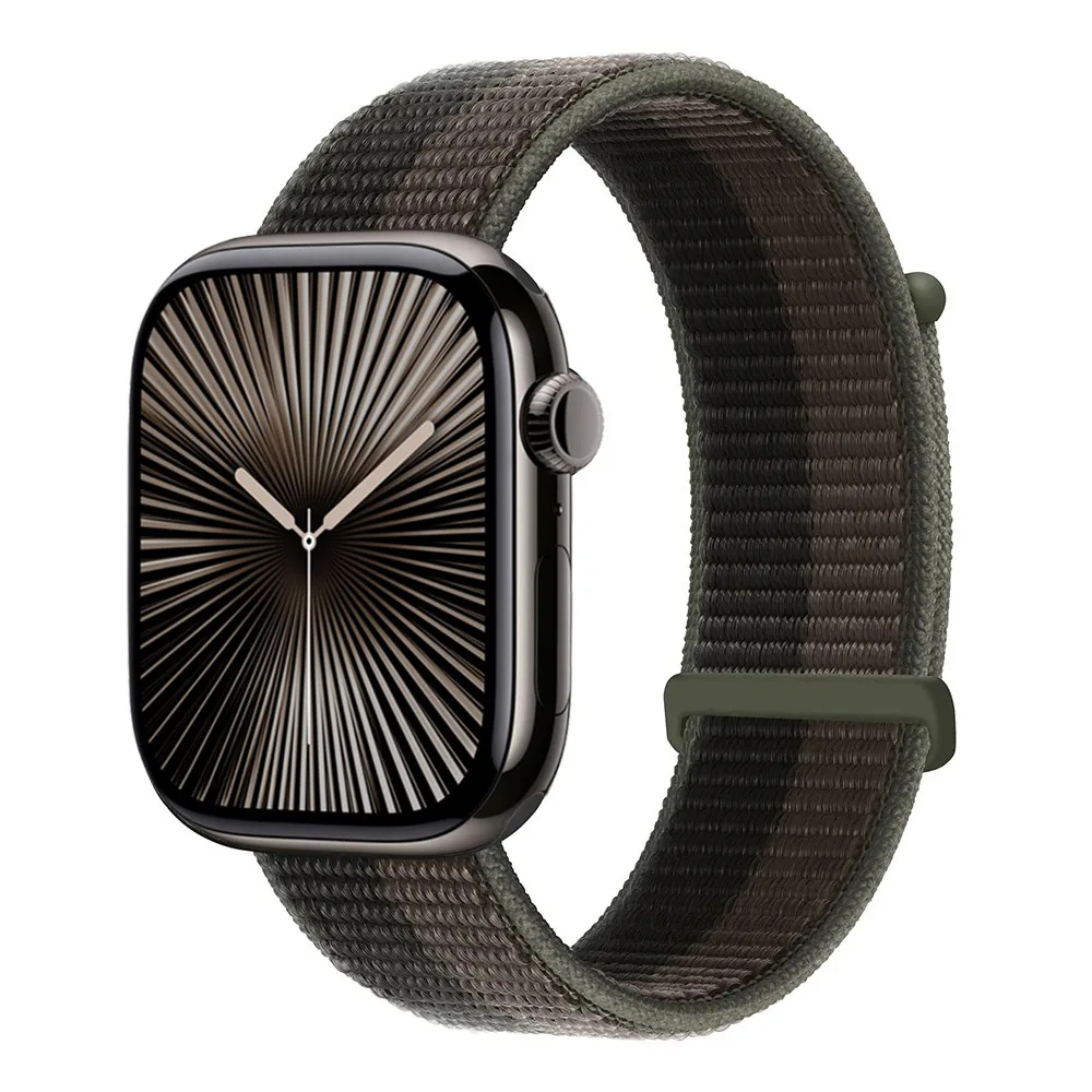 thumbnail image 1 of Correa de nailon para Apple Watch Ultra/2 10 9 8 7 6 5 4 3 SE/2 Pulsera deportiva Loop Iwatch 49mm 46mm 45mm 44mm 42mm 41mm 40mm Correa, 1 of 5