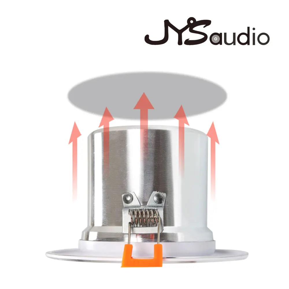 Ceiling Speaker 12W HiFi Stereo Loudspeaker Home Theater Sound System Public Address Background Audio Bathroom Restaurant