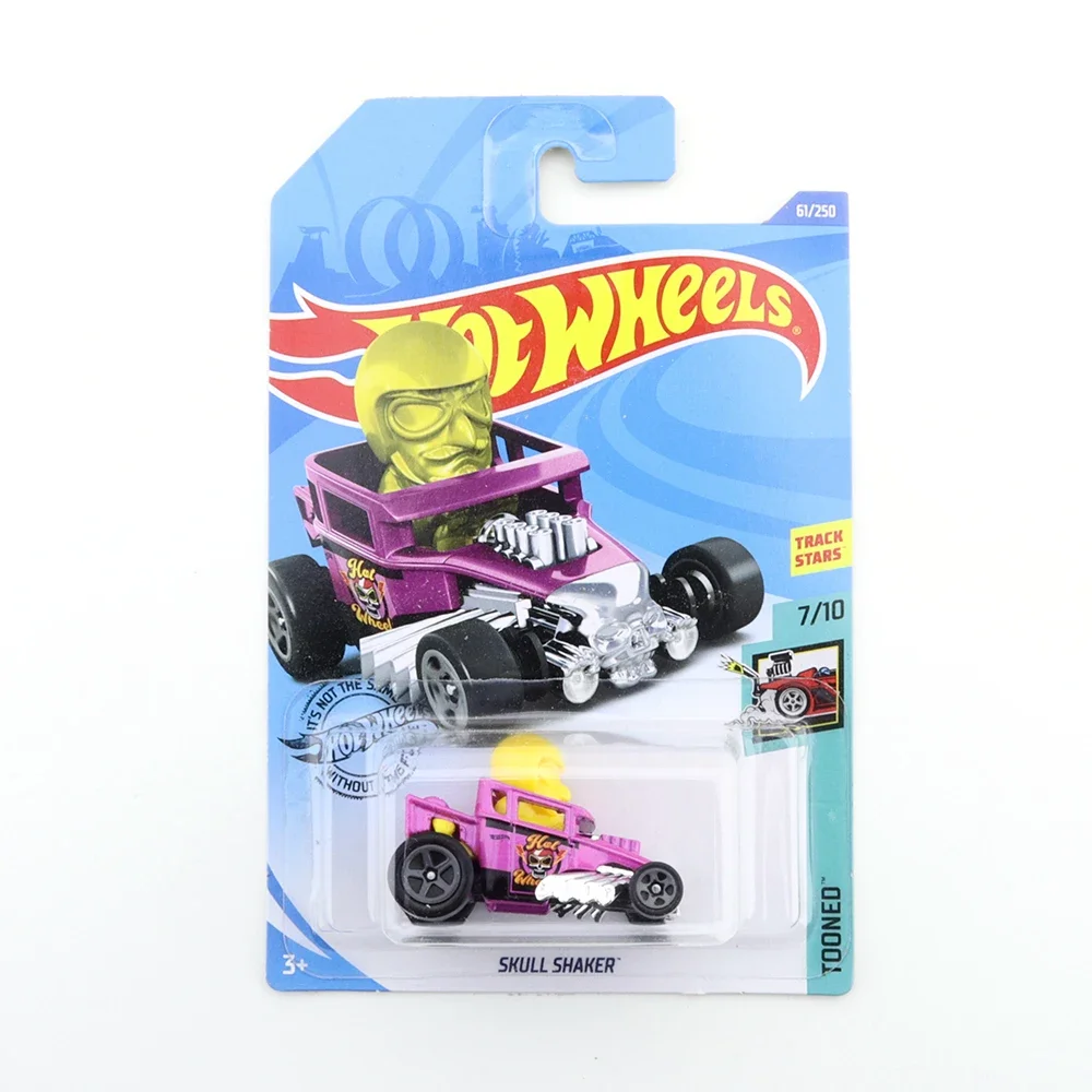 Hot Wheels 2020 Tooned Skull Shaker Diecast Car - Blue, 1:64 Scale, #61/250