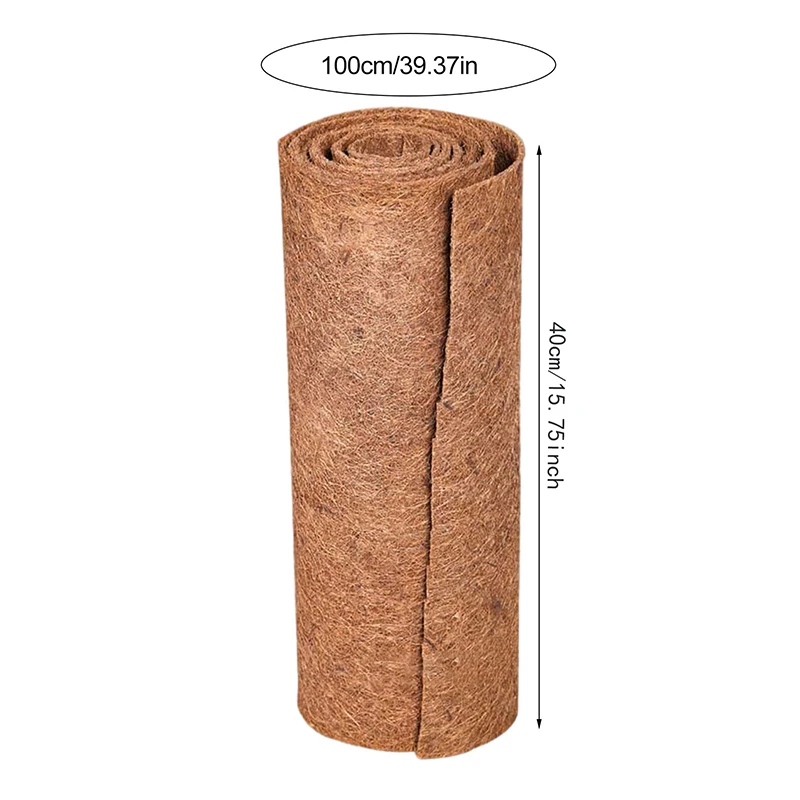Description Picture 2 of itemCarpet Soft Warm Natural Coconut Palm Fiber Liner Bulk Roll Flower Basket Flowerpot Household Products Wall Pet Reptile Mat