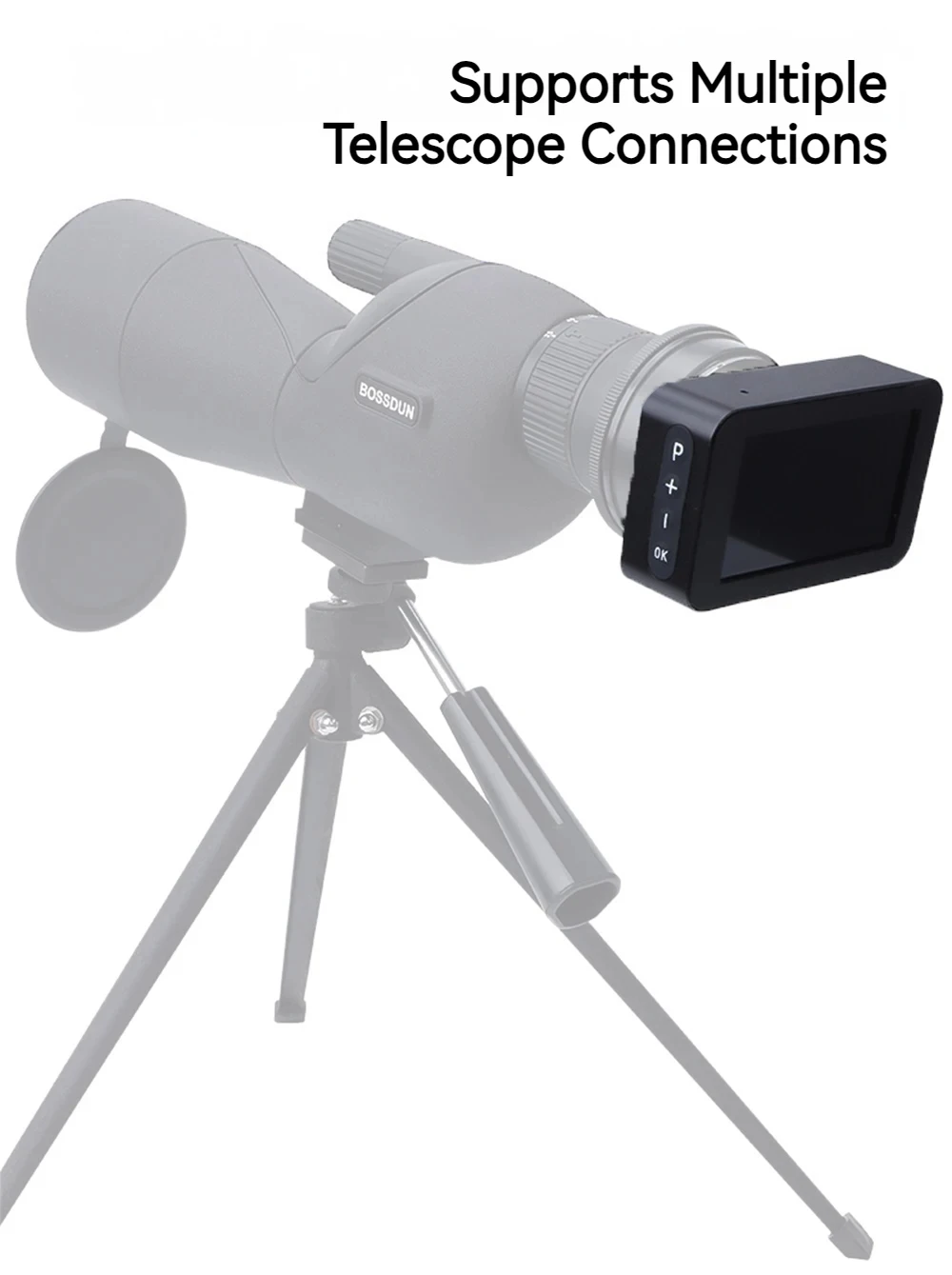 4K Telescope Eyepiece Camera for Astronomy 3 Inch Color Display Electronic Eyepi