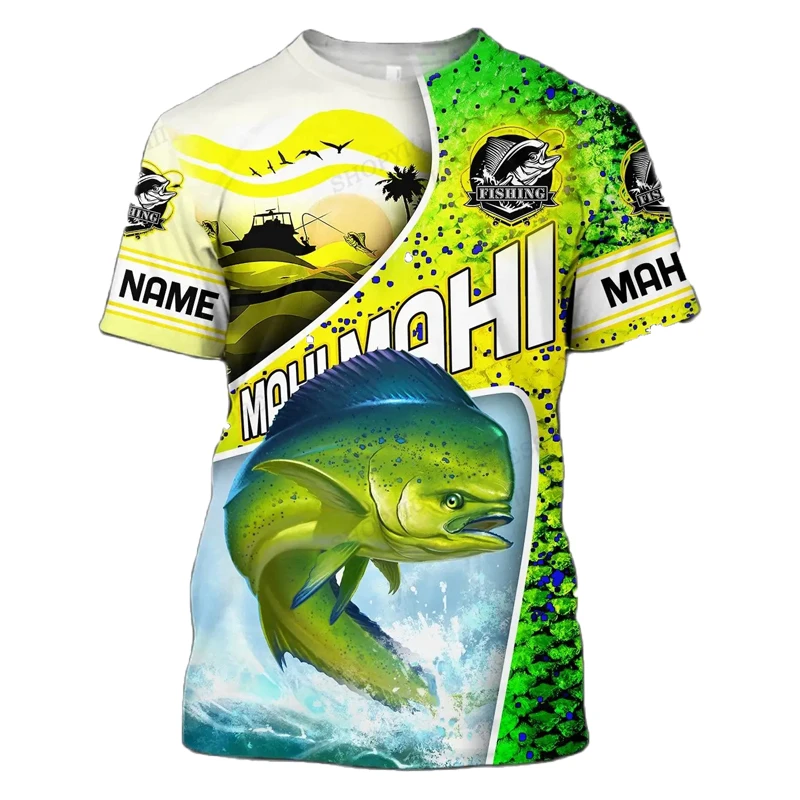 

[Support Custom] Vintage T-Shirts For Men 3D Fish Hunter Print Short Sleeve Tops Sports T Shirt Oversized Tee Shirt Men Clothing