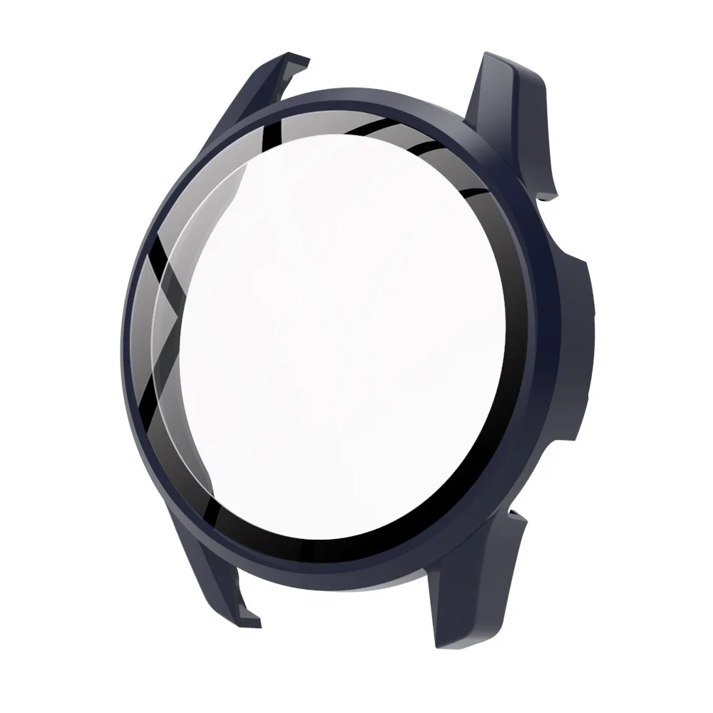 Premium 2-IN-1 Tempered Glass Screen Protector Case for Huawei Watch GT3 - Anti-Scratch Full Coverage Protective Shell