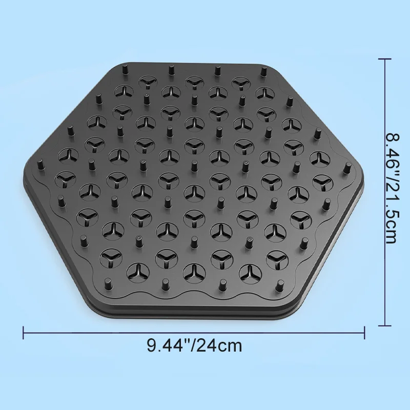 Desktop puzzle chain chess multiplayer interactive rubber band triangle game puzzle desktop toy