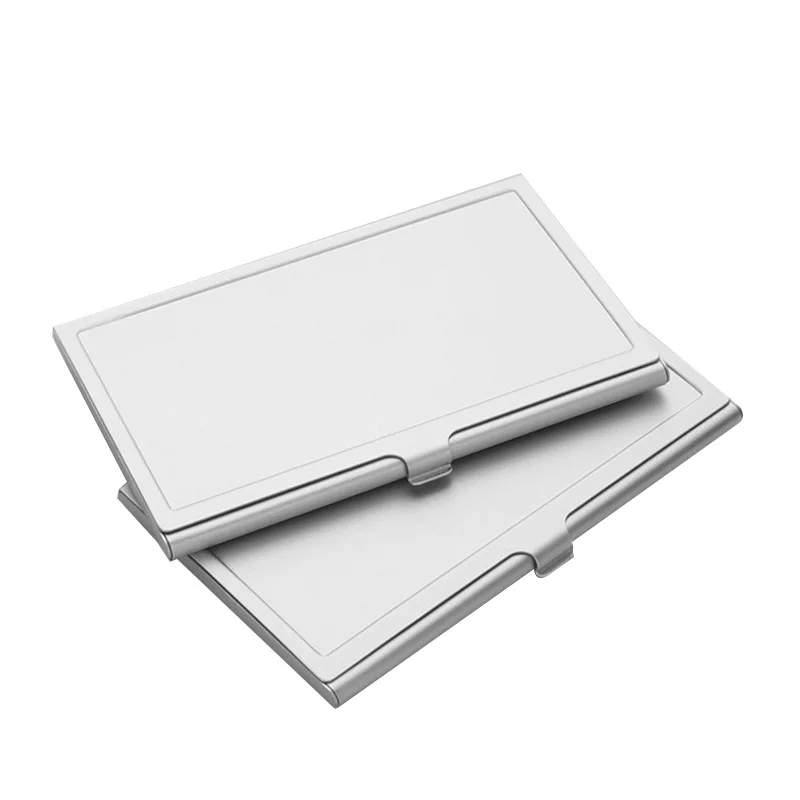 

sublimation blank aluminum card case items hot tranfer printing diy blank consumables 20pieces/lot