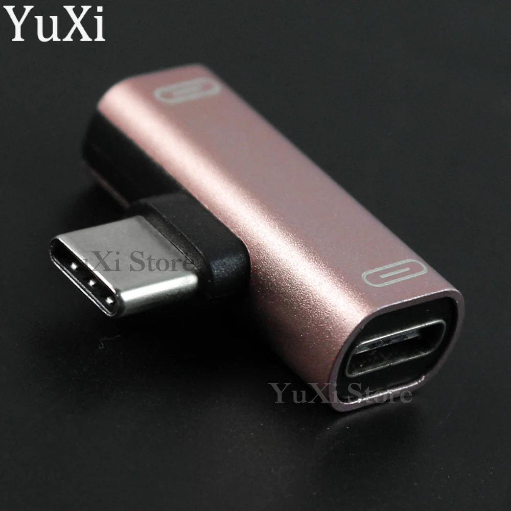 Dual Type-C Adapter & Charger with Multifunctional Earphone Converter