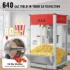 Commercial Popcorn Machine, 12 Oz Kettle, 1440 W Countertop Popcorn Maker for 80 Cups per Batch, Theater Style Popper with 3