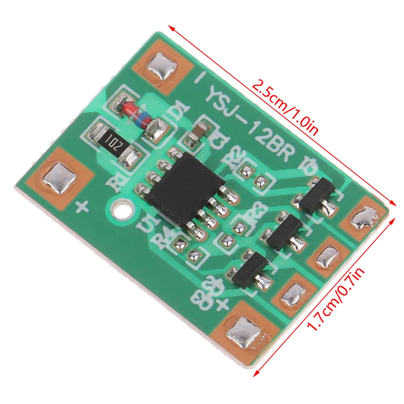 3V6V12V Slow Breathing Light Module 3-way 300mAh Light with Slow Flashing Light Gradually on And Off Chip 4