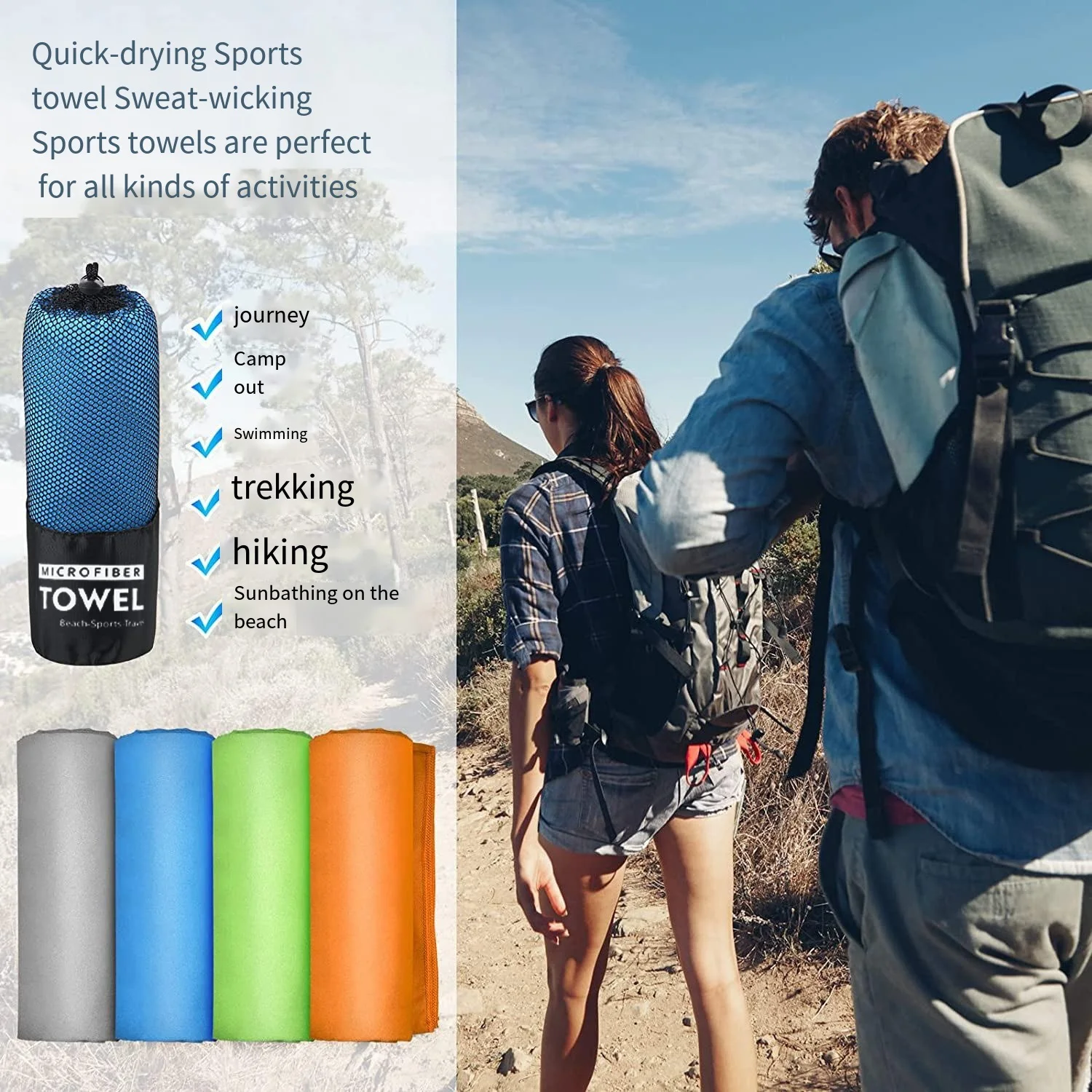 Quick-Dry Microfiber Travel Towel 3