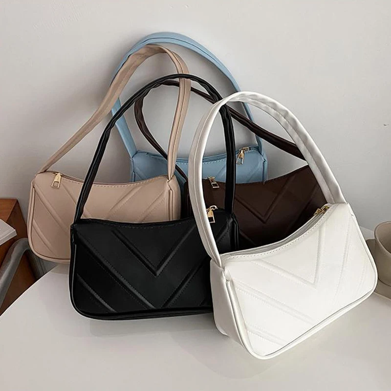 

New Fashionable And Minimalist Underarm Leisure Commuting Single Shoulder Small Square Bag Women's Bag