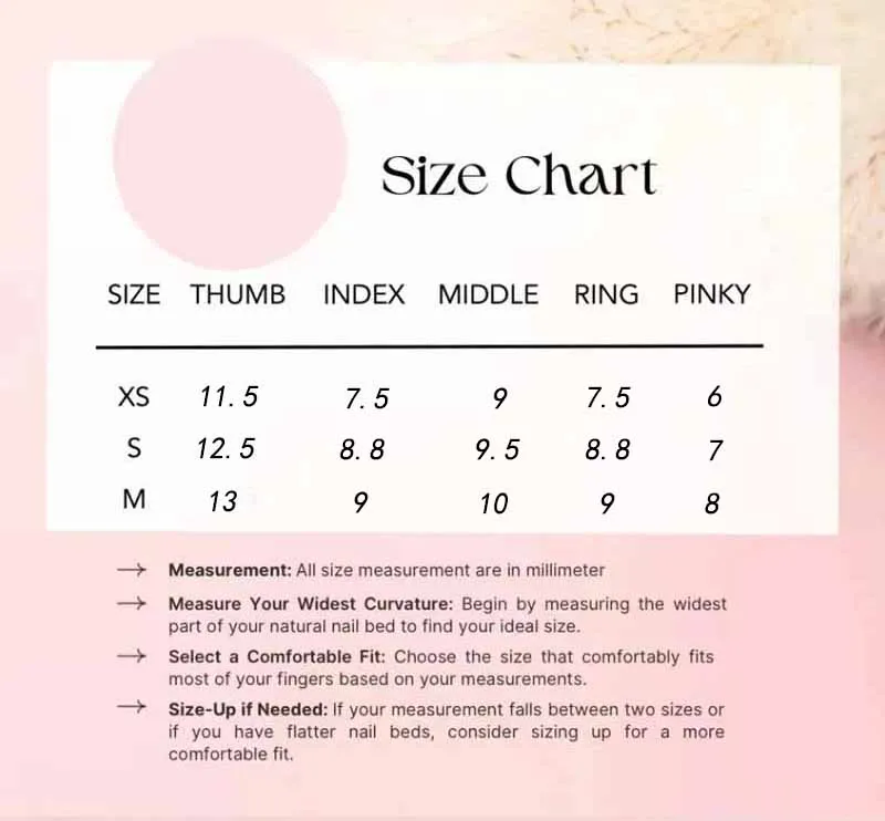 Cute Handmade Press On Nails Set - Image 1