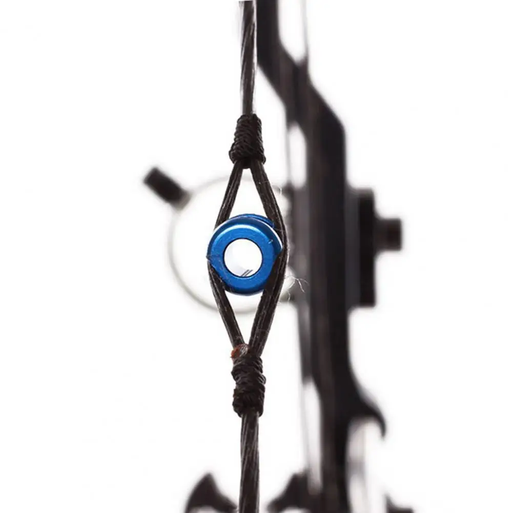 Aluminum Bow Sights Aluminum Alloy Peep Sights Alloy Archery Peep for Bow Hunting Target Practice Easy Installation
