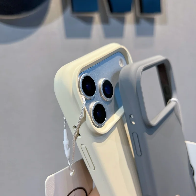 Luxury Liquid Silicone Magnetic Phone Case, Soft Cover with Magsafe-Compatible Wireless Charging
