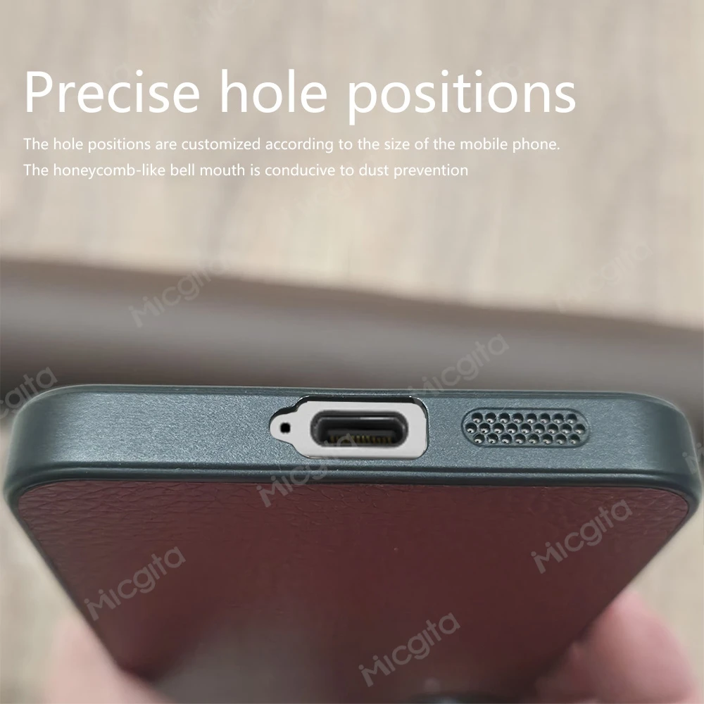 Luxury Leather Shockproof Durable Phone Case Cover