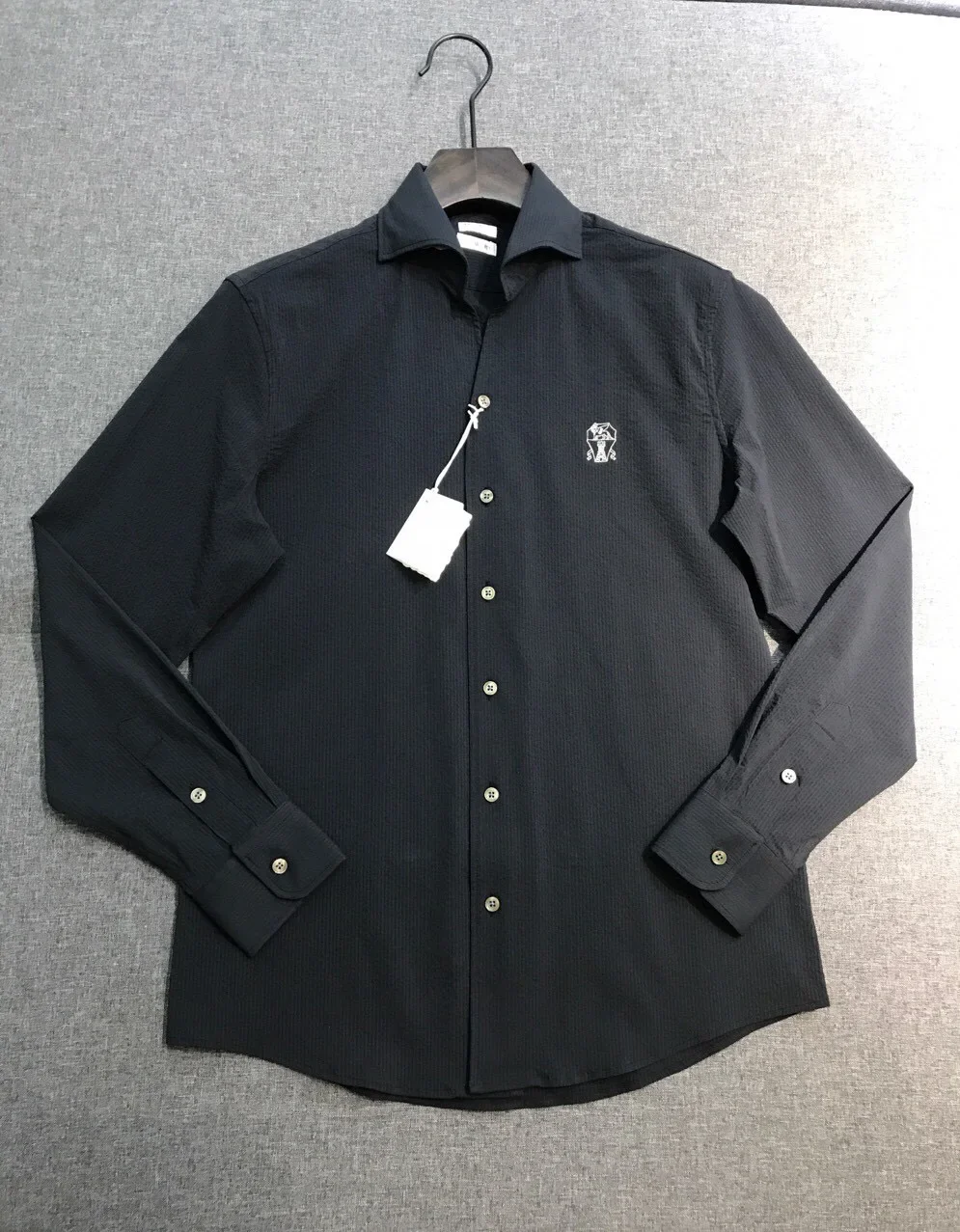 

BILLIONAIRE SIJITONGDA Shirt cotton men 2024 new Business Casual comfort Breathable high-quality Long sleeve shirt size S-XXL