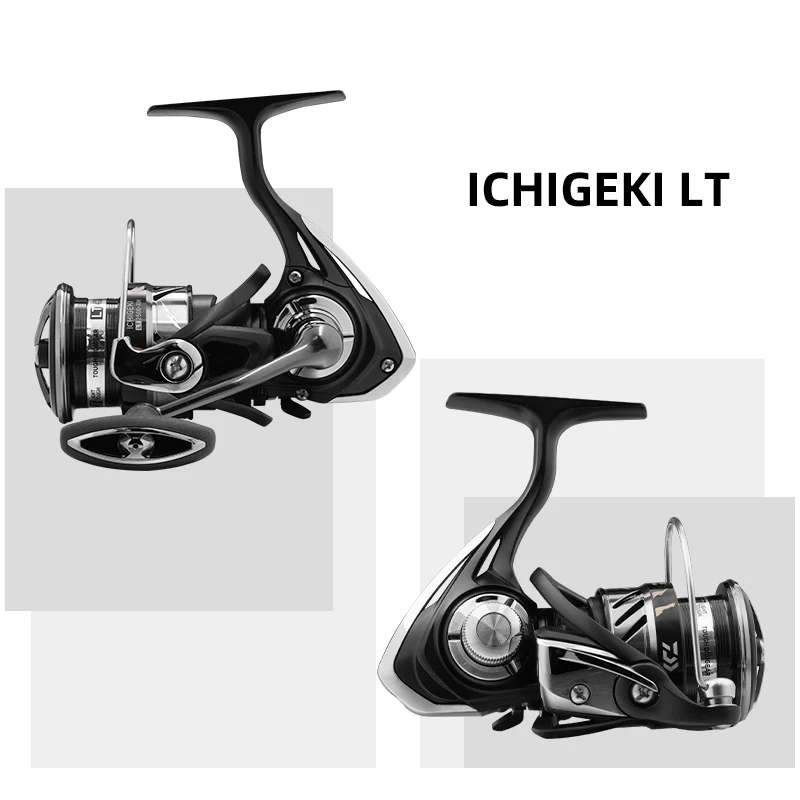 DAIWA ICHIGEKI LT X LT Fishing Reels Spinning Reel Max Drag 12Kg  Professional Wheel Metal Spool 4BB 5.1/5.2/5.3/6.2Gear Ratio
