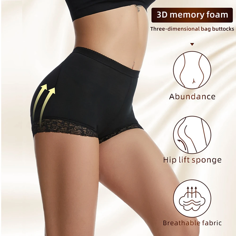 Description Picture 4 of itemButt Lifter Shaper Panties for Women Hip Pads Shorts Fake Buttocks Shapewear Underwear Push Up Body Shaper Panties Hip Enhancer