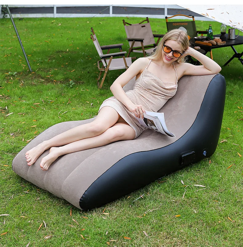 Inflatable Lounger Chair - Air Sofa for Indoor  Outdoor Use