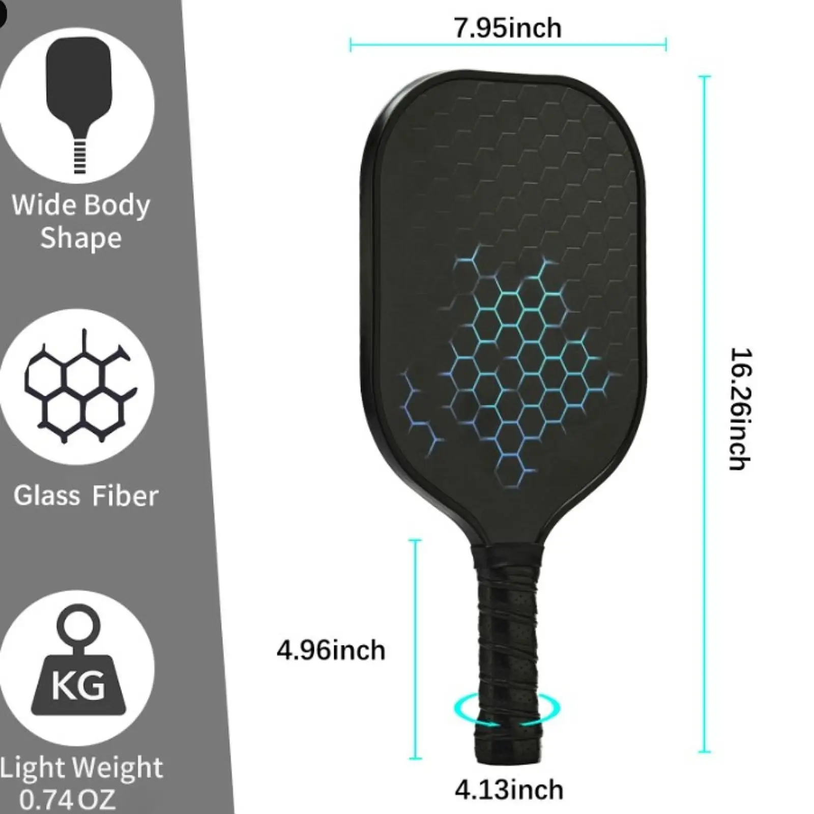 Pickleball Ball Paddle Pickleball Racket for Gifts Indoor Outdoor Practicing