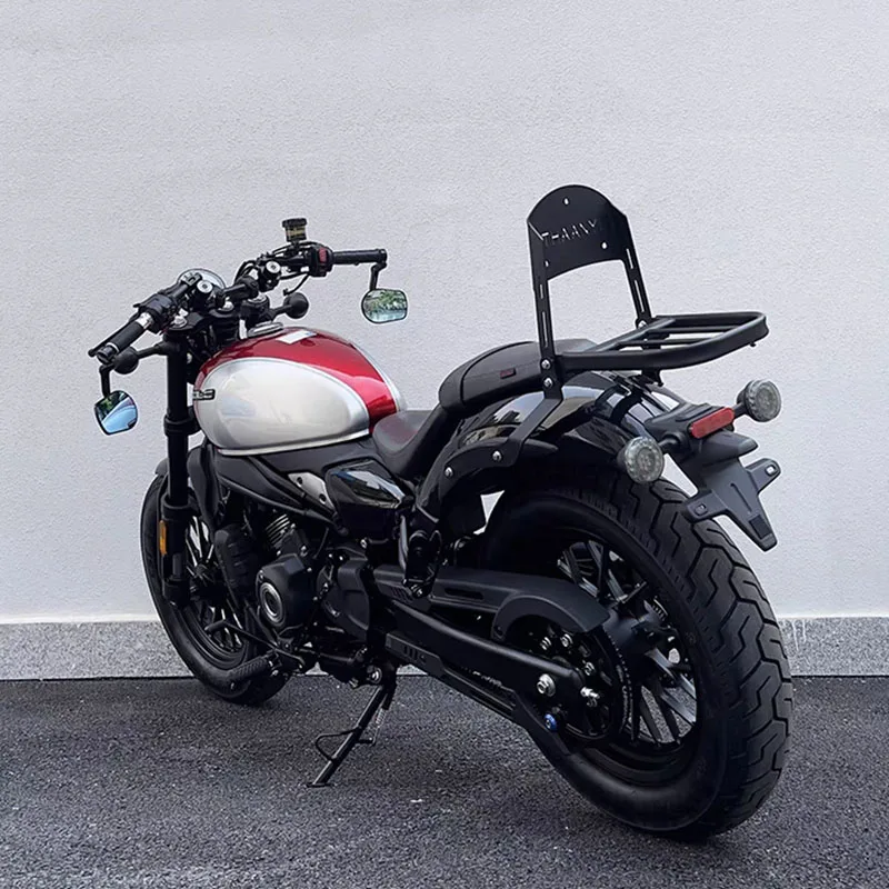 범용 CNC 알루미늄 접이식 핸들 바 엔드 백미러, HD 눈부심 방지, CFmoto clc450 clc-450 오토바이 리피팅 카페용
