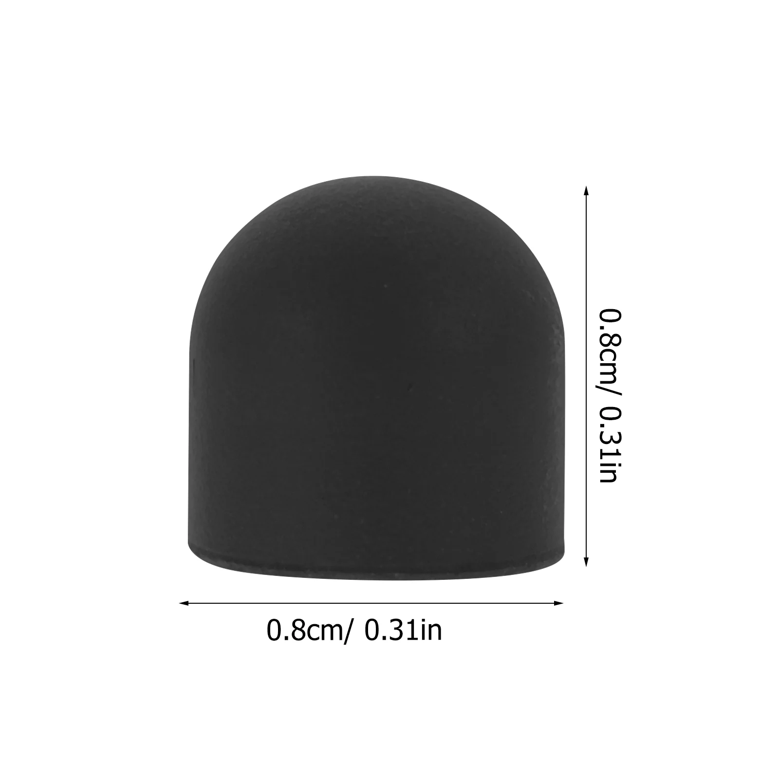 50 Pcs Capacitive Pen Silicone Tip Tips for Touch Screens Stylus Replacement 3