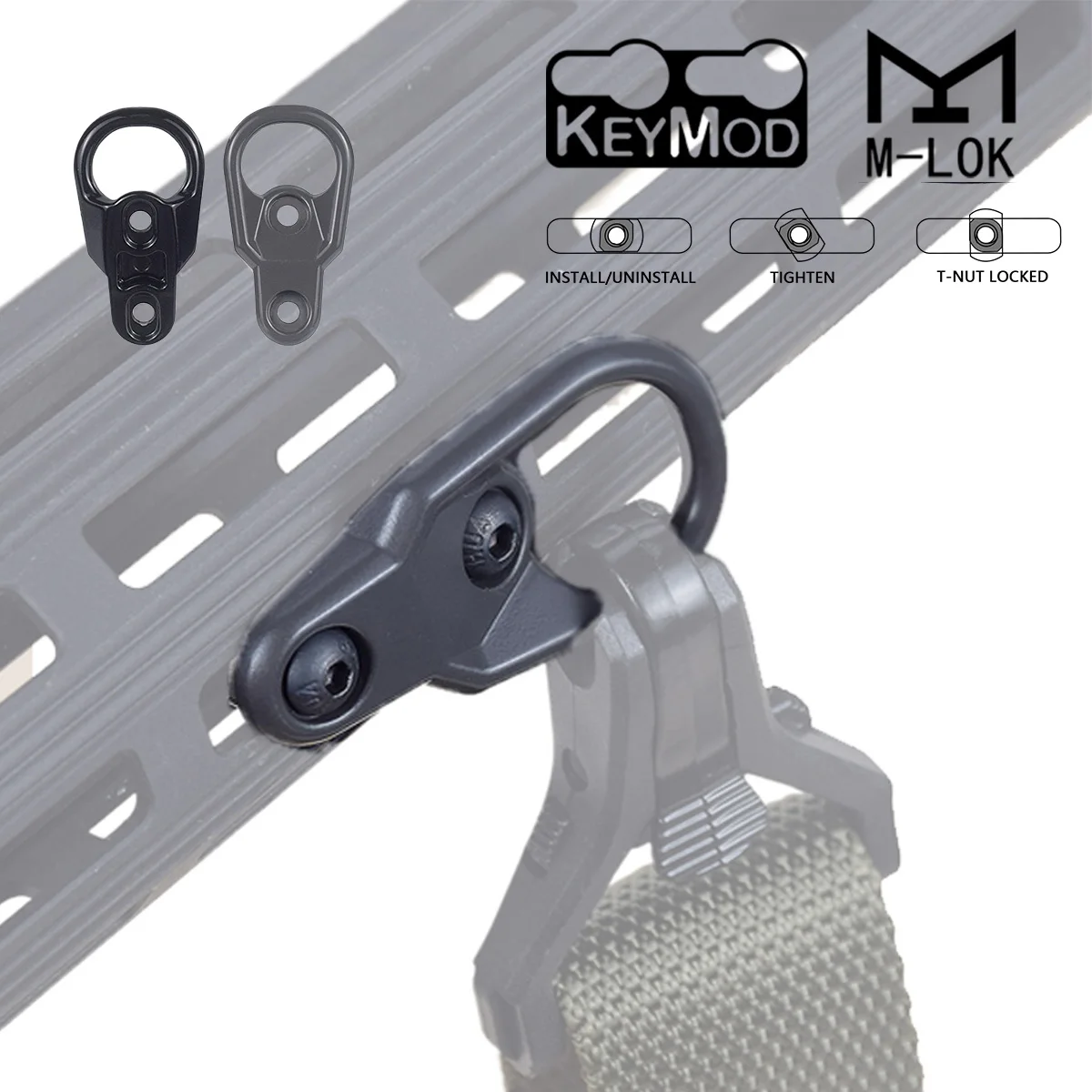 Sling Swivel Adapter Tactical RSA GBB QD Slings 20mm Rail Airsoft Rifle Hunting Buckle Clip Accessories AR15 AK47