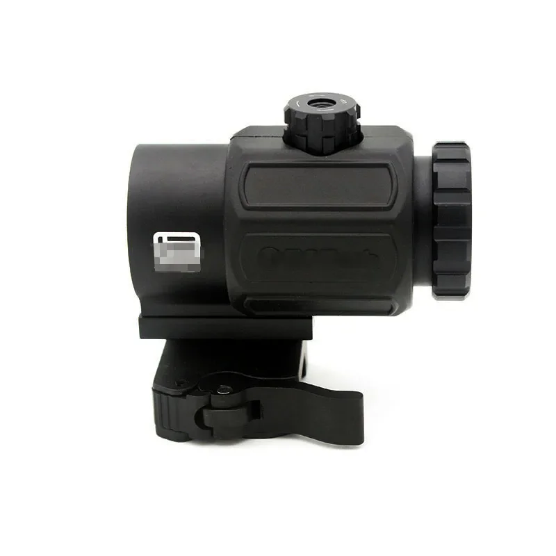 558 Red Dot G33 3X Magnifier Airsoft with Switch to Side Quick Detachable QD Mount Hunting Sight Fast Aiming Precise Shooting