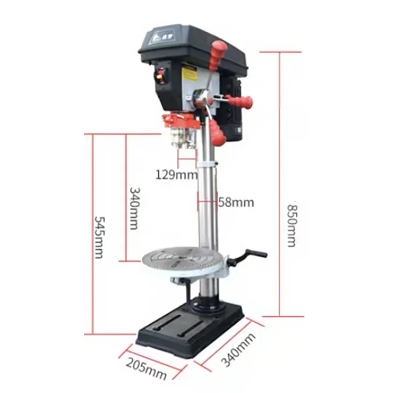 750W Laser Bench Drill Mechanical Accessories Tools Industrial Grade Small Milling Machine Home High Precision Drilling 3