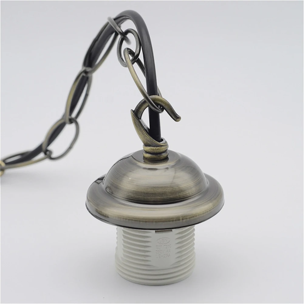 Retro Pendant Light Lamp Holder Fixture E27 Lamp Socket Vintage Pendant Light Kit for Edison Bulb Hanging Lighting Fixtures