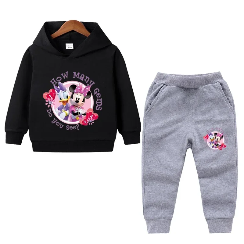 thumbnail image 1 of Ropa de primavera para niños, suéter de manga larga con capucha y pantalón de Frozen Elsa para niñas, conjuntos de 2 piezas, ropa para niñas pequeñas, 1 of 5