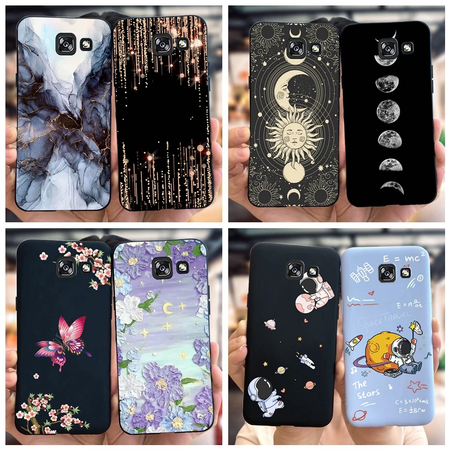 Per Samsung A5 2017 Custodia New Fashion Pattern Cover Posteriore In Silicone Morbido Sottile Per Samsung Galaxy A5 2016 A510F A5 2017 A520F Paraurti