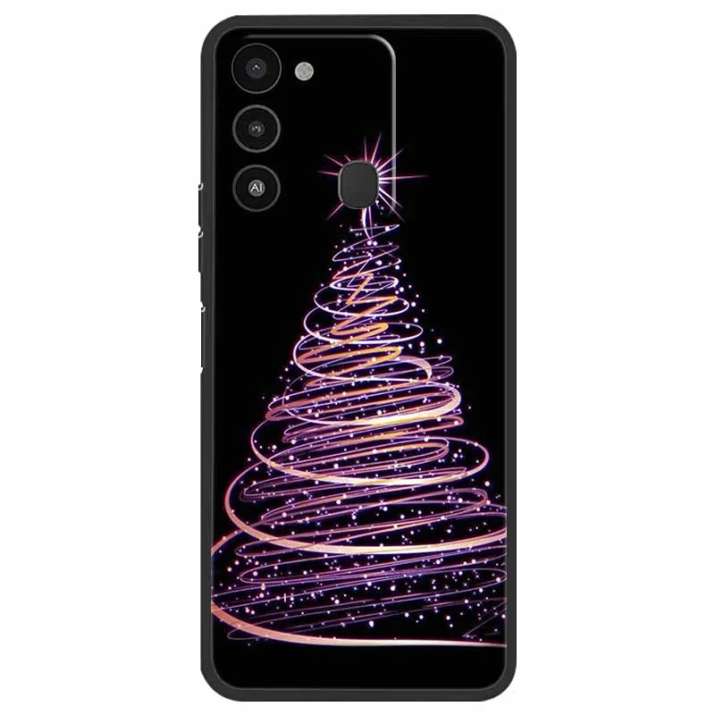 Holiday Edition Silicone Soft TPU Phone Cover - Festive Design Case